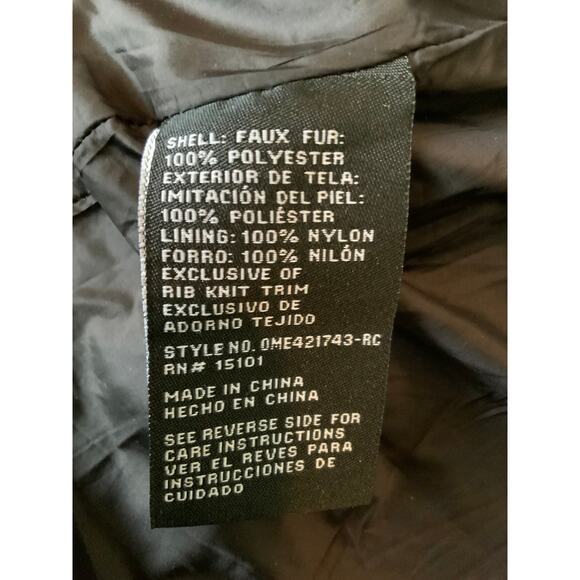 1 Madison Expedition XXL Black Fuzzy Zip Up Sweater - Picture 5 of 5